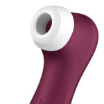 Satisfyer Pro 2 Generation 3 - Wine Red - Wine Red Touch-Free USB-C Rechargeable Clitoral Stimulator - Image 4