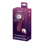 Satisfyer Pro 2 Generation 3 - Wine Red - Wine Red Touch-Free USB-C Rechargeable Clitoral Stimulator - Image 7