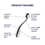 Satisfyer Star Force 4 - Chrome Steel 26 cm Dildo - Image 2