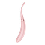 Satisfyer Tip Tease - Rose - Rose USB Rechargeable Vibrator with Twirling Tip - Image 3