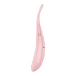 Satisfyer Tip Tease - Rose - Rose USB Rechargeable Vibrator with Twirling Tip - Image 4