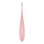 Satisfyer Tip Tease - Rose - Rose USB Rechargeable Vibrator with Twirling Tip - Image 5
