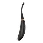 Satisfyer Tip Tease - Black - Black USB Rechargeable Vibrator with Twirling Tip - Image 4