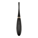 Satisfyer Tip Tease - Black - Black USB Rechargeable Vibrator with Twirling Tip - Image 5