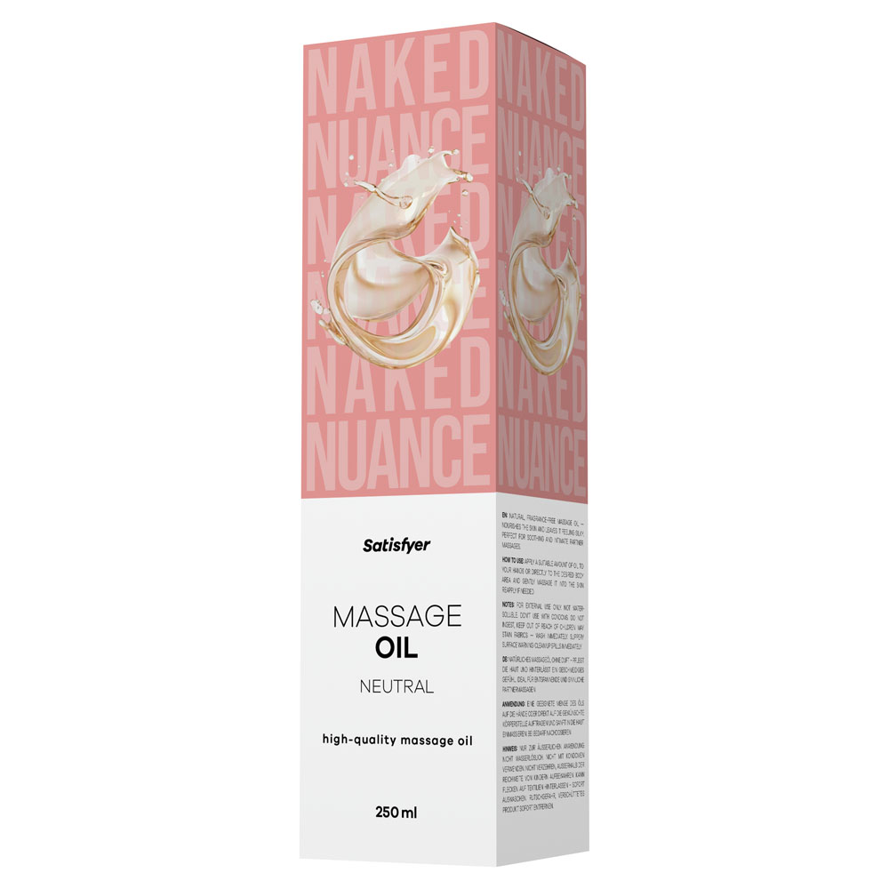 Satisfyer Massage Oil 250ml – Neutral - Image 2