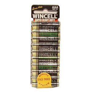 Wincell AAA Super Heavy Duty Batteries 10-Pack