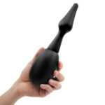 AquaClean Silicone 1-Way Valve Douche Set with Butt Plug Nozzle - 150 ml Capacity with Free Travel Douche Included - Image 3
