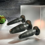 Adam & Eve ANAL ROCKETS TRAINER SET - Black Butt Plugs - Set of 3 Sizes - Image 5