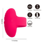 Maia RUBY - Pink USB Rechargeable Finger Stimulator - Image 2