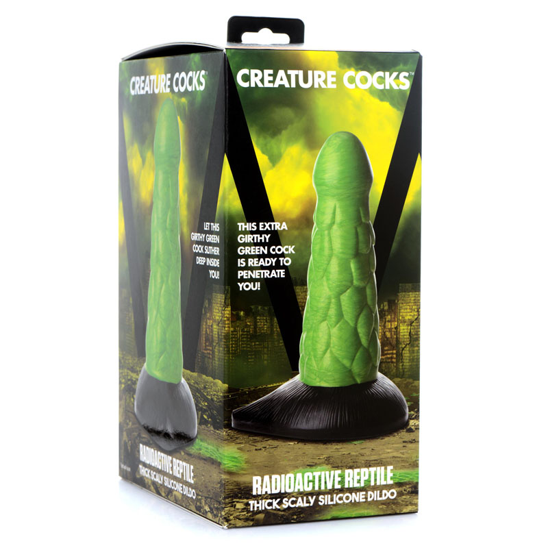 Creature Cocks Radioactive Reptile Silicone Dildo - Image 7