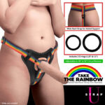 Strap-U Take the Rainbow - Rainbow Universal Strap-On Harness (No Probe Included) - Image 5