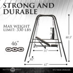 Master Series Throne - Adjustable Sex Sling with Stand - Image 4