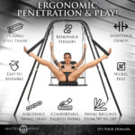 Master Series Throne - Adjustable Sex Sling with Stand - Image 6