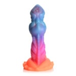 Creature Cocks Aqua-Cock - Glow in Dark Multi-Coloured 19.3 cm Fantasy Dildo - Image 6