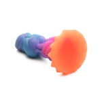 Creature Cocks Aqua-Cock - Glow in Dark Multi-Coloured 19.3 cm Fantasy Dildo - Image 9