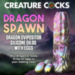 Creature Cocks Dragon Spawn - Multi-Coloured 18.5 cm Ovipositor Fantasy Dildo - Image 3