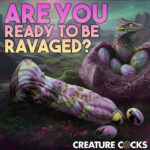 Creature Cocks Dragon Spawn - Multi-Coloured 18.5 cm Ovipositor Fantasy Dildo - Image 4