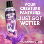 Creature Slime by Creature Cocks - Purple Slime - Purple Water Based Lubricant - 237 ml Bottle - Image 5