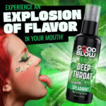 Good Blow Deep Throat Spray - Spearmint - Spearmint Flavoured Numbing Spray - 59 ml Spray - Image 2