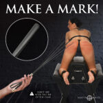 Master Series Sinful Impact Cane - Black Plastic Cane Whip - Image 4