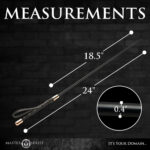 Master Series Sinful Impact Cane - Black Plastic Cane Whip - Image 6