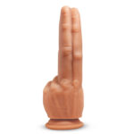 Master Series The Pleaser - Flesh 23.6 cm Double Finger Dildo - Image 7