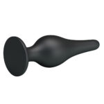 Party Up JEFFREY Butt Plug - Black 14 cm Butt Plug - Image 4
