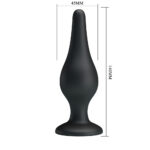 Party Up JEFFREY Butt Plug - Black 14 cm Butt Plug - Image 5