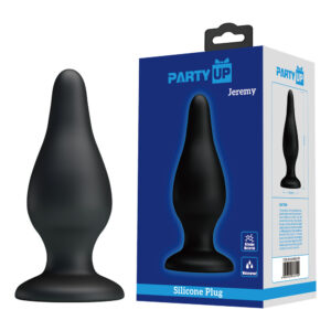 Party Up Jeremy Butt Plug – Black