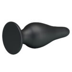 Party Up JEREMY Butt Plug - Black 15.4 cm Butt Plug - Image 4