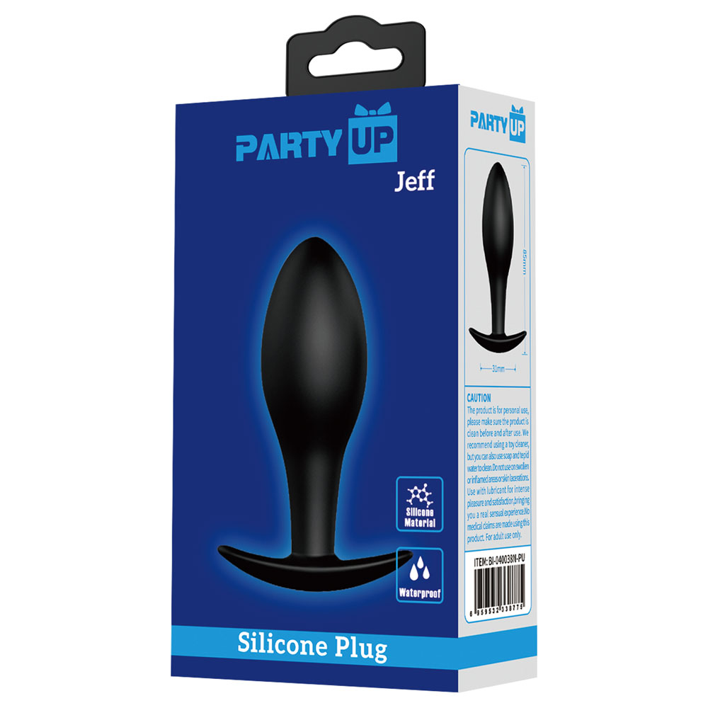 Party Up JEFF Silicone Butt Plug - Image 7