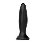 MR PLAY Vibrating Anal Plug - Black 12.8 cm USB Rechargeable Vibrating Butt Plug - Image 2