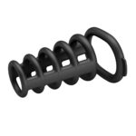 Party Up KIM Cock Cage - Black Cock Ring Cage - Image 6