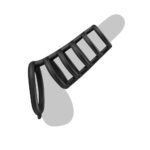 Party Up KIM Cock Cage - Black Cock Ring Cage - Image 7
