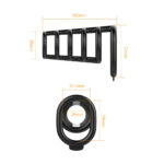 Party Up KIM Cock Cage - Black Cock Ring Cage - Image 8