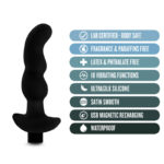 Anal Adventures Platinum Vibrating Prostate Massager 03 - Black USB Rechargeable 15.2 cm Prostate Massager - Image 3