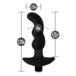 Anal Adventures Platinum Vibrating Prostate Massager 03 - Black USB Rechargeable 15.2 cm Prostate Massager - Image 7