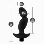 Anal Adventures Platinum Vibrating Prostate Massager 04 - Black 16.5 cm USB Rechargeable Prostate Massager - Image 7