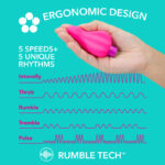 Aria Epic AF - Fuschia USB Rechargeable Stimulator - Image 3