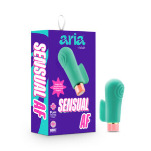 Aria Sensual AF Clitoral Vibrator in Teal