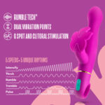 Aria Naughty AF - Plum 18.4 cm Butterfly Vibrator - Image 4