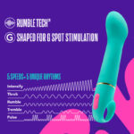 Aria Flirty AF - Teal 16.5 cm Vibrator - Image 4
