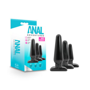 Anal Adventures Basic Plug Kit — 3 Sizes