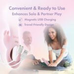 Play With Me - Fairy Flutter - Pink 19.7 cm USB Rechargeable Rabbit Vibrator - Image 6