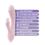 Play With Me - Fairy Flutter - Pink 19.7 cm USB Rechargeable Rabbit Vibrator - Image 9