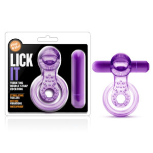 Blush Play With Me Lick It Vibrating Cock Ring
