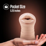 EnLust - Nicole - Flesh Vibrating Oral Stroker - Image 6