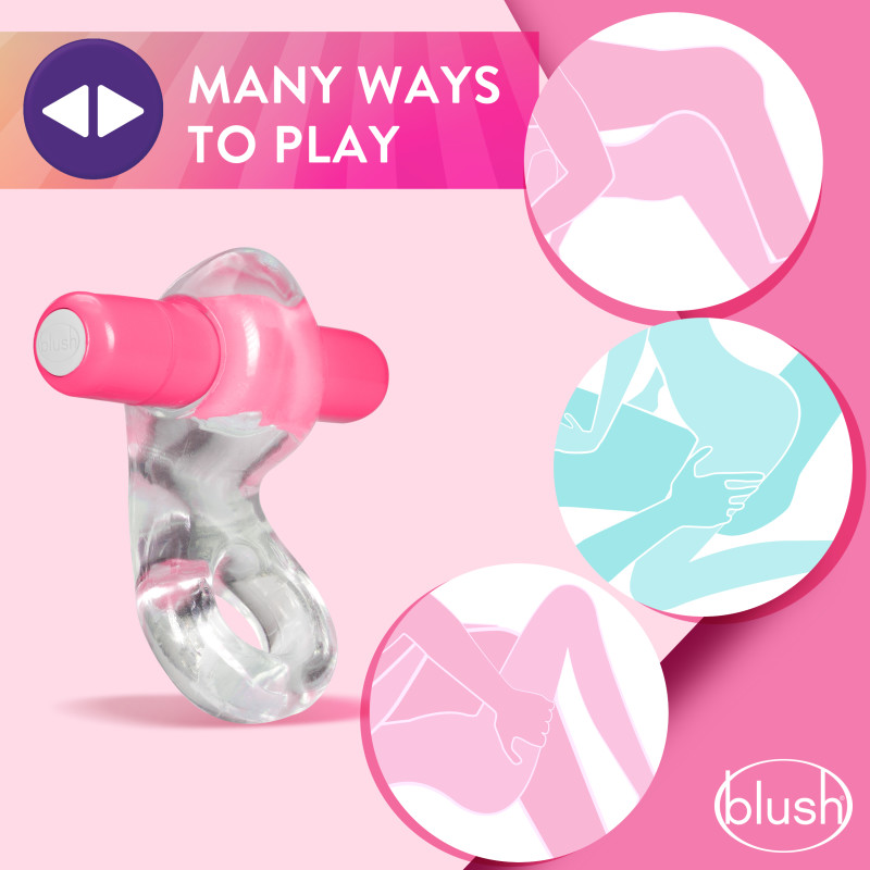 Blush Play With Me Delight Vibrating Cock Ring - Image 6
