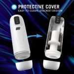 M For Men Robo-Bator - White USB Rechargeable Vibrating Auto Stroker - Image 5