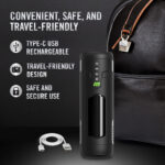 M For Men - Master Blaster - USB Rechargeable Vibrating & Sucking Auto Stroker - Image 6